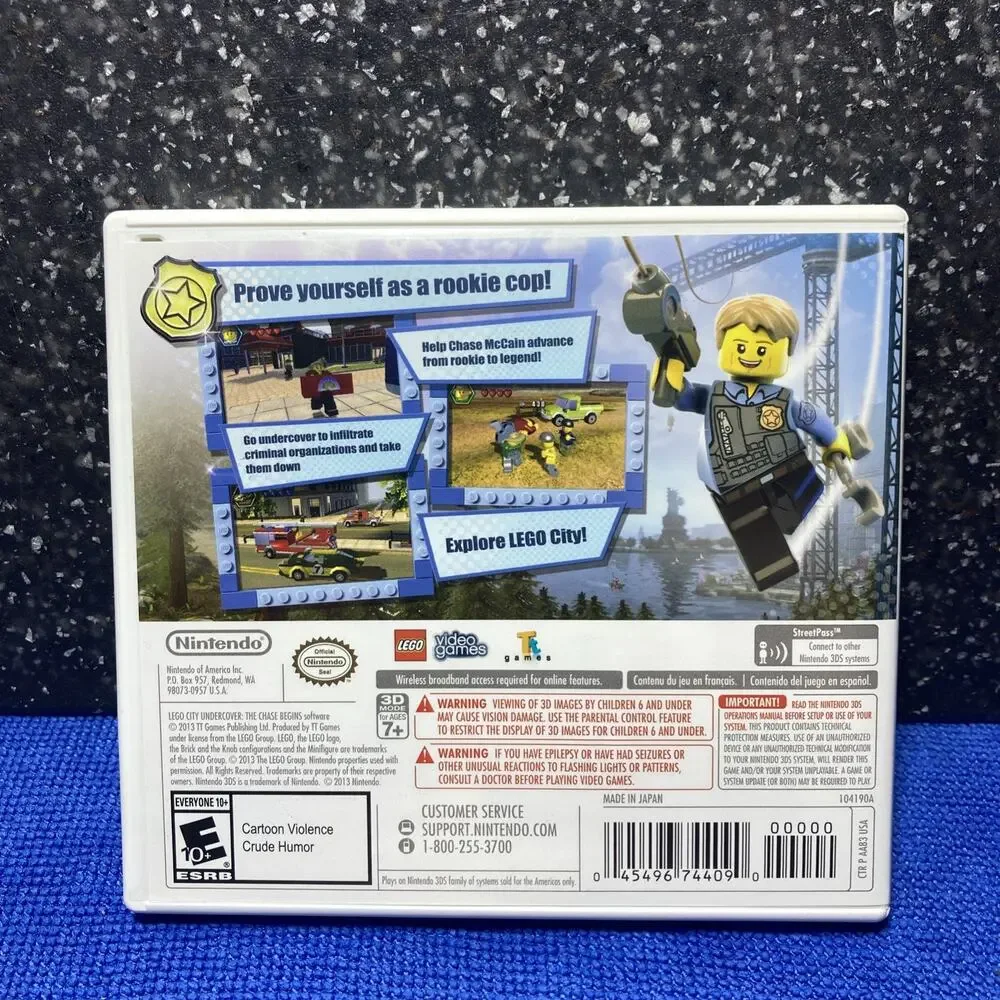 LEGO City Undercover: The Chase Begins (Nintendo 3DS, 2013)